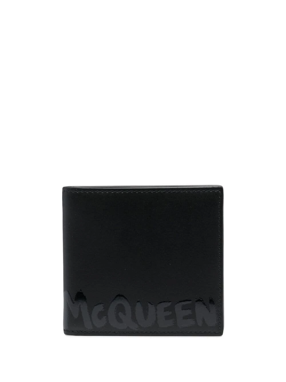 Best deal 🛒 Alexander McQueen Graffiti logo leather wallet ⭐ 1 Alexander McQueen graffiti-logo leather wallet