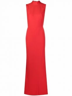 Alexander McQueen draped halterneck dress