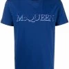 Alexander McQueen logo embroidered short-sleeve T-shirt