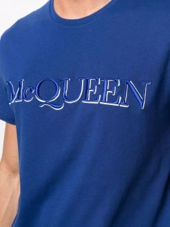 Alexander McQueen logo embroidered short-sleeve T-shirt