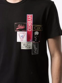 Alexander McQueen Labels stamp-print T-shirt
