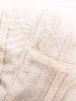 Alexander McQueen tulle toile bow drape dress