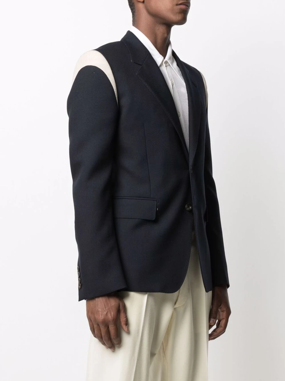 Best deal โ๏ธ Alexander McQueen Panelled wool blazer ๐ 3 Alexander McQueen panelled wool blazer