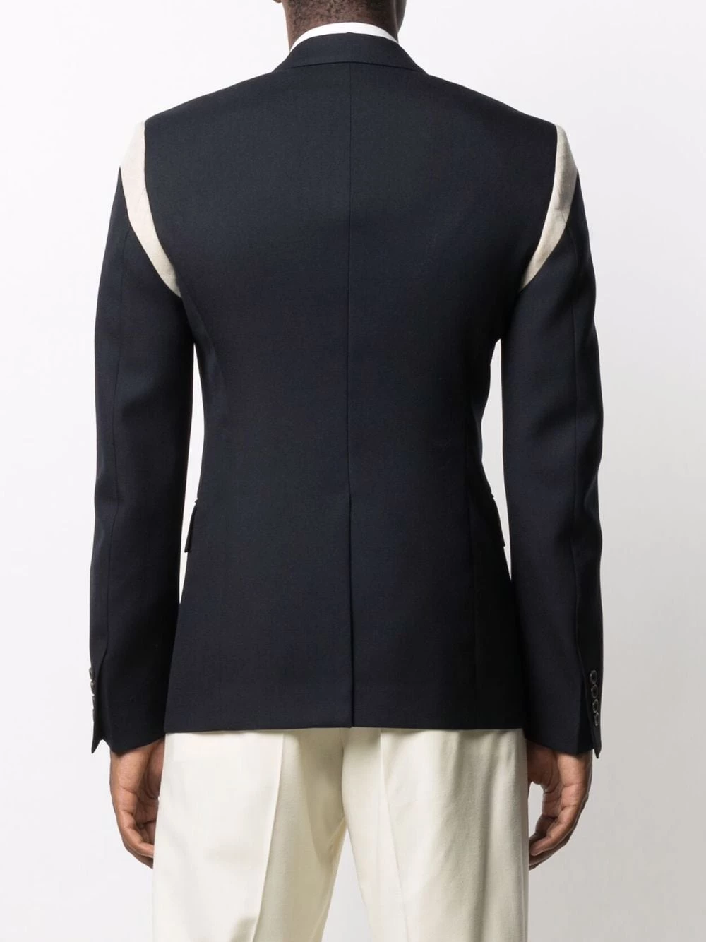 Best deal โ๏ธ Alexander McQueen Panelled wool blazer ๐ 4 Alexander McQueen panelled wool blazer