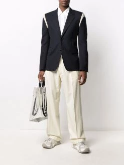 Alexander McQueen panelled wool blazer