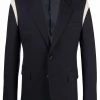 Alexander McQueen panelled wool blazer