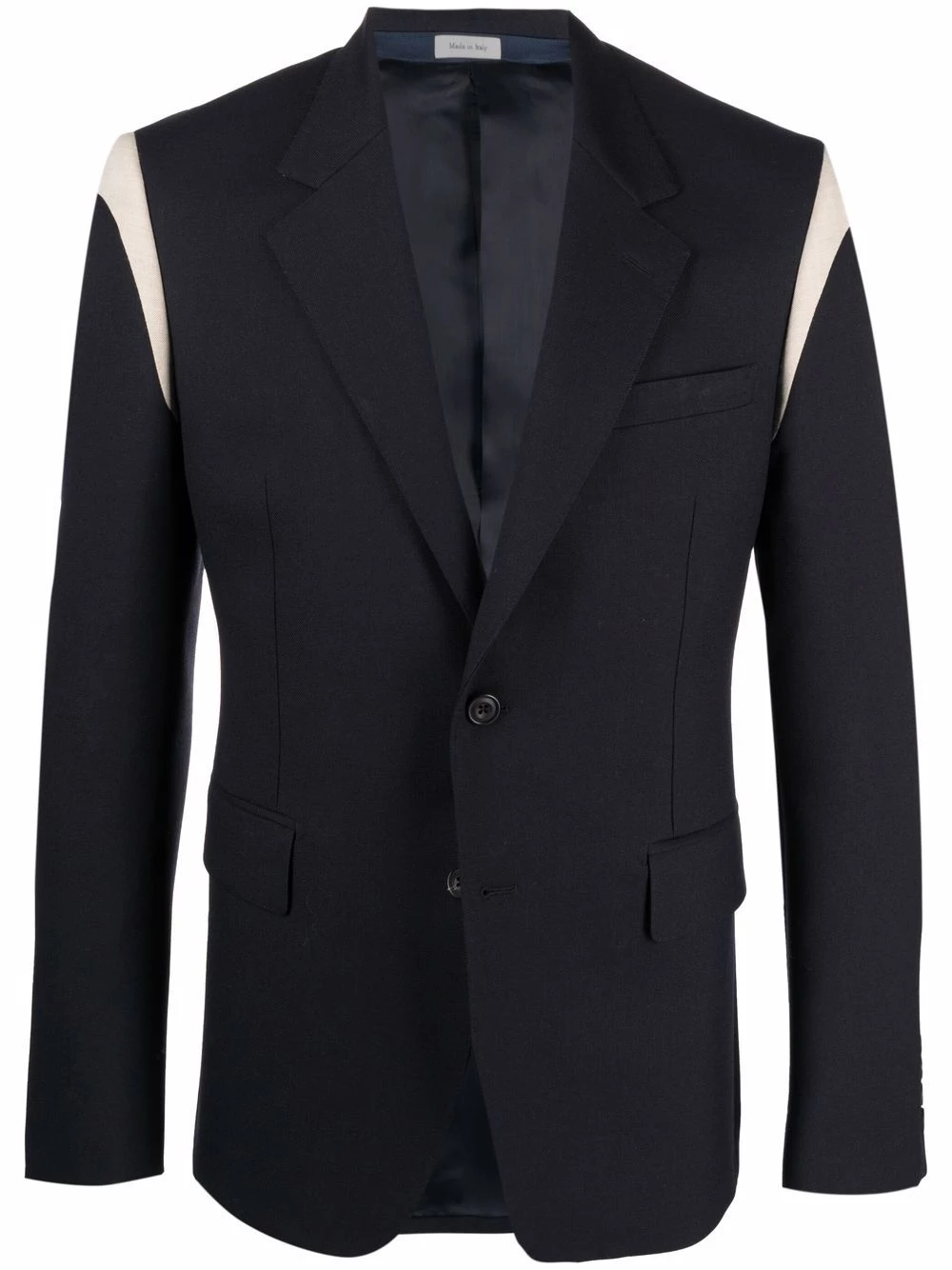 Best deal โ๏ธ Alexander McQueen Panelled wool blazer ๐ 1 Alexander McQueen panelled wool blazer