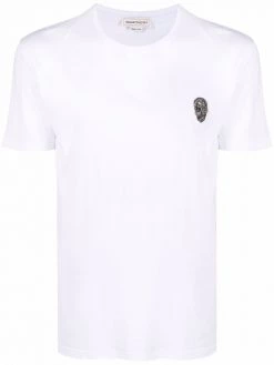 Alexander McQueen skull patch T-shirt