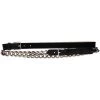Alexander McQueen chain-link leather belt