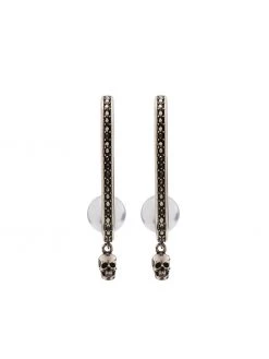 Alexander McQueen Pearly Skull drop earrings