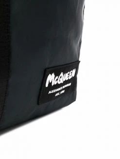 Alexander McQueen large logo patch holdall