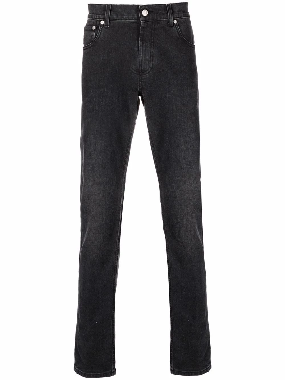 Discount ๐ฏ Alexander McQueen Logo embroidered straight leg ๐ jeans ๐ 1 Alexander McQueen logo-embroidered straight-leg jeans