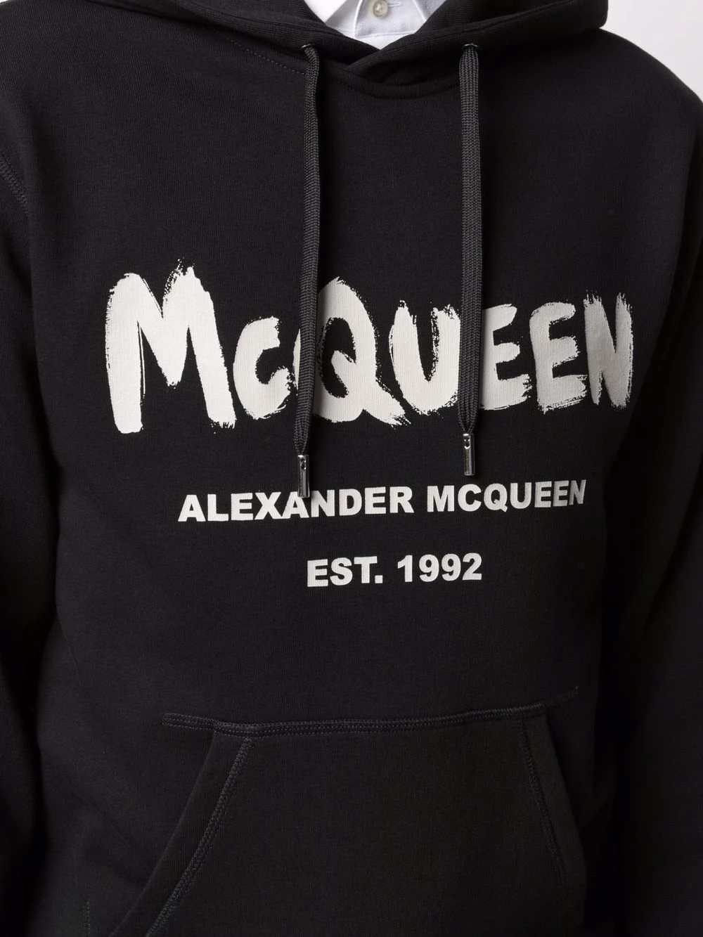 Cheap ๐ Alexander McQueen Logo print hoodie ๐งจ 5 Alexander McQueen logo-print hoodie