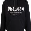 Alexander McQueen logo-print hoodie