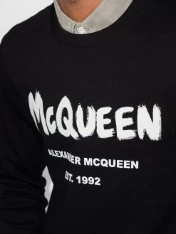 Alexander McQueen Graffiti-print sweatshirt