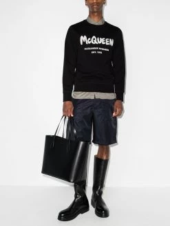 Alexander McQueen Graffiti-print sweatshirt