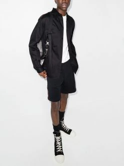 Alexander McQueen logo tape track pants