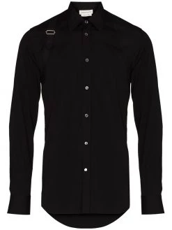 Alexander McQueen harness classic collar shirt