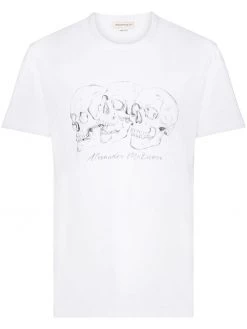Alexander McQueen skulls print T-shirt