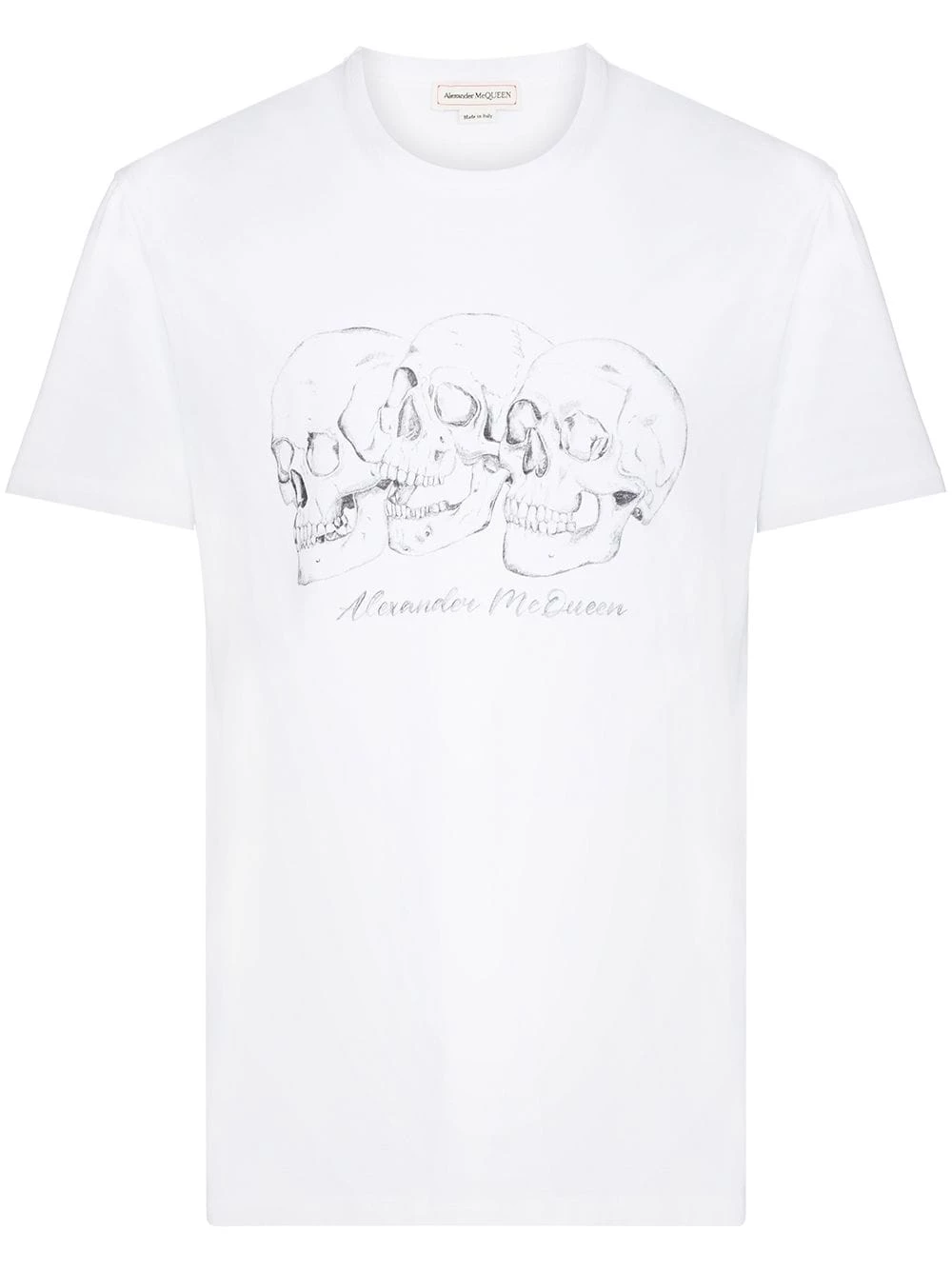 Coupon โจ Alexander McQueen Skulls print T ๐ shirt ๐ 1 Alexander McQueen skulls print T-shirt