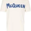 Alexander McQueen graffiti short sleeve T-shirt