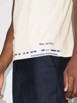 Alexander McQueen graffiti short sleeve T-shirt