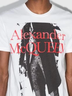 Best deal 🌟 Alexander McQueen Photograph print T 👚 shirt 🛒 8 Alexander McQueen photograph-print T-shirt