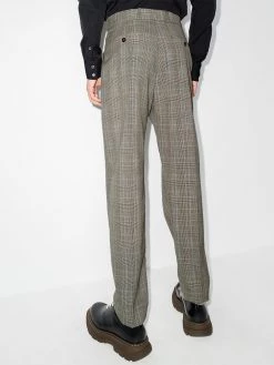 Alexander McQueen check-pattern tailored trousers