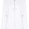 Alexander McQueen logo-tape zip-up cardigan