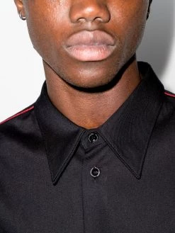 Outlet π Alexander McQueen Logo tape pointed collar π shirt π 8 Alexander McQueen logo tape pointed collar shirt