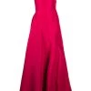 Alexander McQueen one-shoulder silk gown
