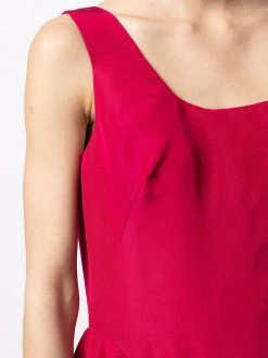 Alexander McQueen one-shoulder silk gown