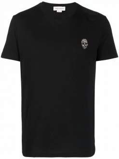 Alexander McQueen skull patch cotton T-shirt