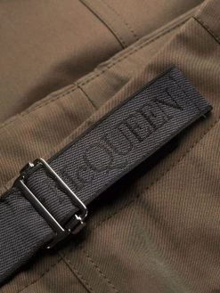 Outlet 🛒 Alexander McQueen Logo strap tailored trousers ⭐ 13 Alexander McQueen logo-strap tailored trousers