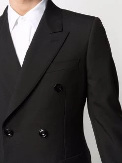 Alexander McQueen double-breasted wool coat