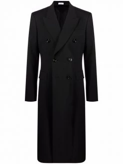 Alexander McQueen double-breasted wool coat