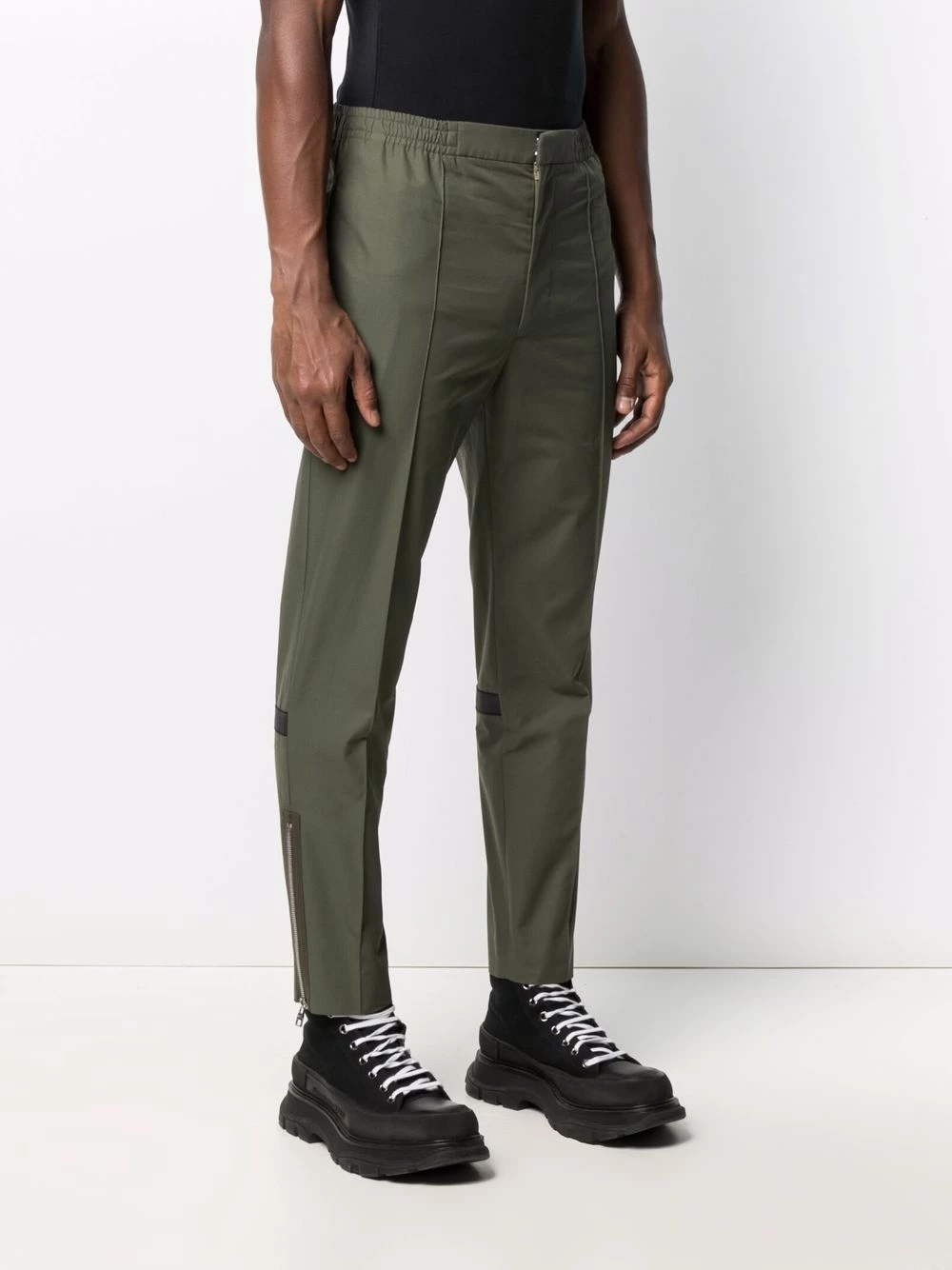 Budget 🥰 Alexander McQueen Logo strap trousers ✔️ 3 Alexander McQueen logo-strap trousers