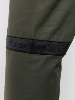 Budget 🥰 Alexander McQueen Logo strap trousers ✔️ 11 Alexander McQueen logo-strap trousers