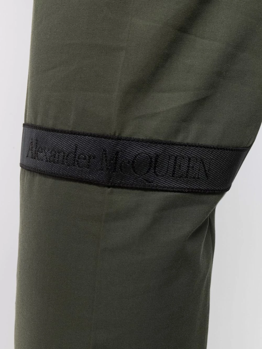 Budget 🥰 Alexander McQueen Logo strap trousers ✔️ 5 Alexander McQueen logo-strap trousers