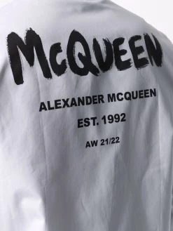 Alexander McQueen logo print shirt