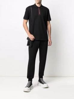 Alexander McQueen logo band polo shirt