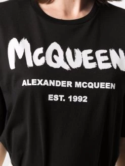Alexander McQueen graffiti logo T-shirt