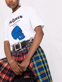 Alexander McQueen skull-print logo T-shirt