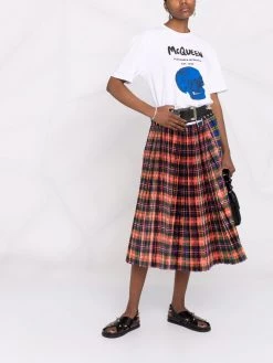 Alexander McQueen skull-print logo T-shirt