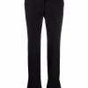 Alexander McQueen ankle-slit cigarette trousers