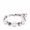 Alexander McQueen skull pearly bead bracelet