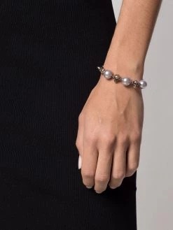 Alexander McQueen skull pearly bead bracelet