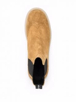 Alexander McQueen Hybrid suede Chelsea boots