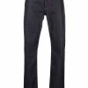 Alexander McQueen contrast-stitch straight-leg jeans