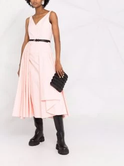 Alexander McQueen V-neck sleeveless dress